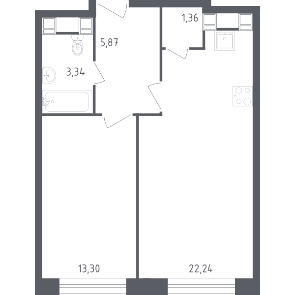 Пятницкое 58 Москва — планировка 1