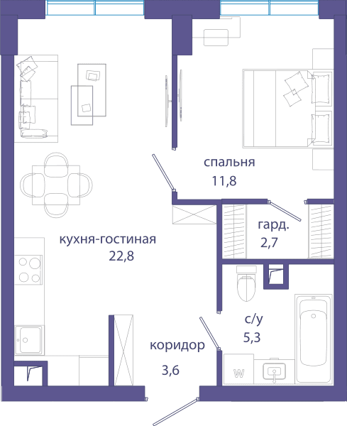 Событие, Событие 4 Москва — планировка 1