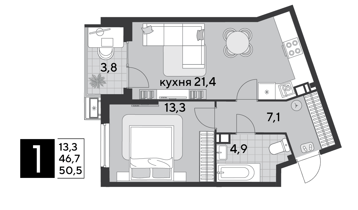 Парк Победы Краснодар — планировка 1