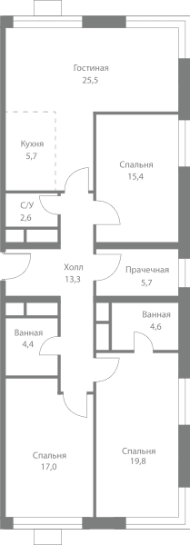 Stellar City Москва — планировка 4