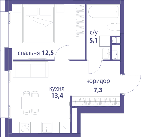 Символ, Вдохновение Москва — планировка 1