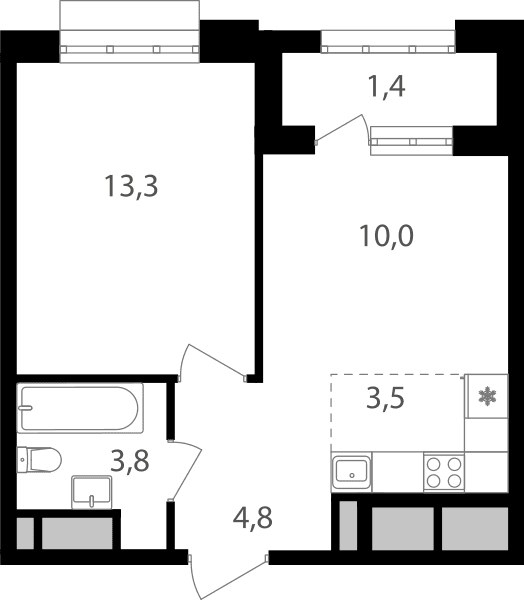 Михалковский Москва — планировка 2