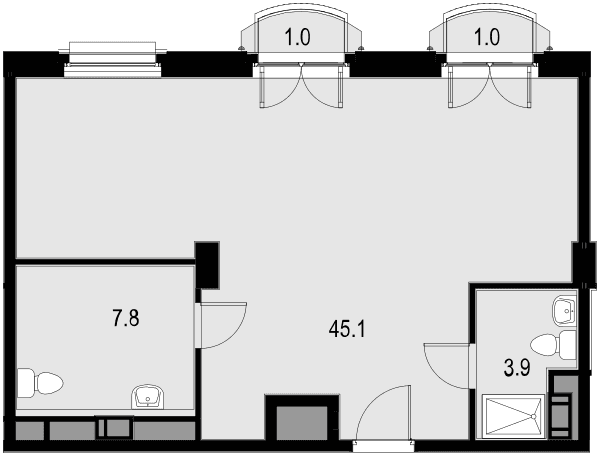 Wellton SPA Residence Москва — планировка 2