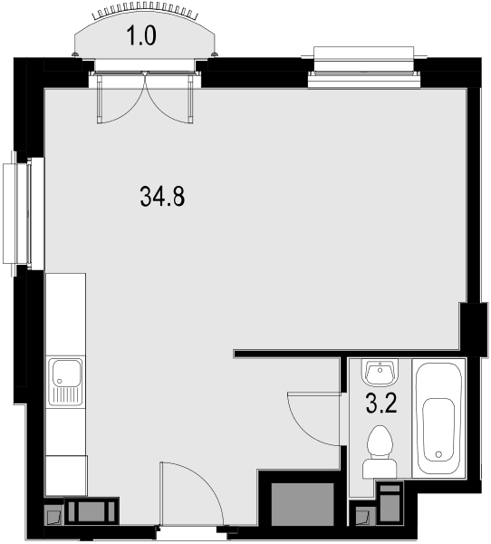Wellton SPA Residence Москва — планировка 1