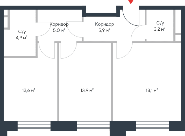 Riverpark Москва — планировка 3