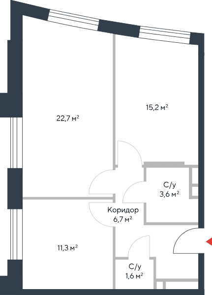 Riverpark Москва — планировка 2