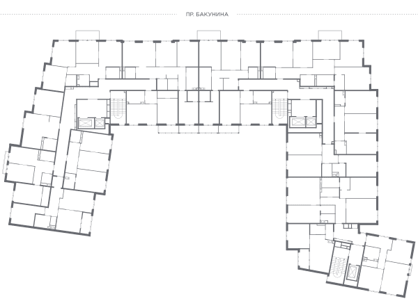 BAKUNINA 33 Санкт-Петербург — планировка 2