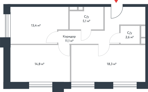 Riverpark Москва — планировка 3