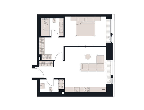 Victory Park Residence Москва — планировка 2