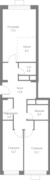 Stellar City Москва — планировка 3
