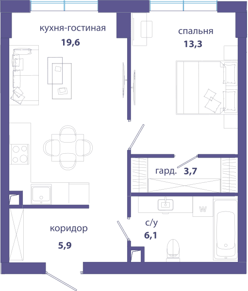 Событие, Событие 4 Москва — планировка 1