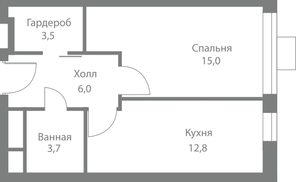 Stellar City Москва — планировка 1