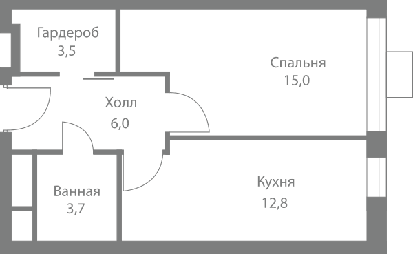 Stellar City Москва — планировка 1