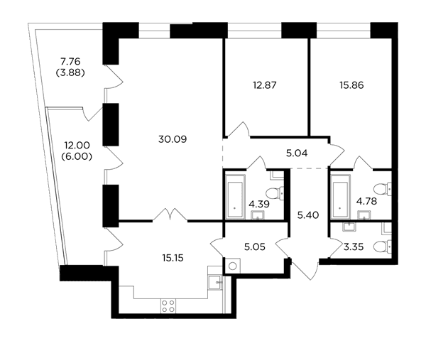 FORIVER Москва — планировка 3