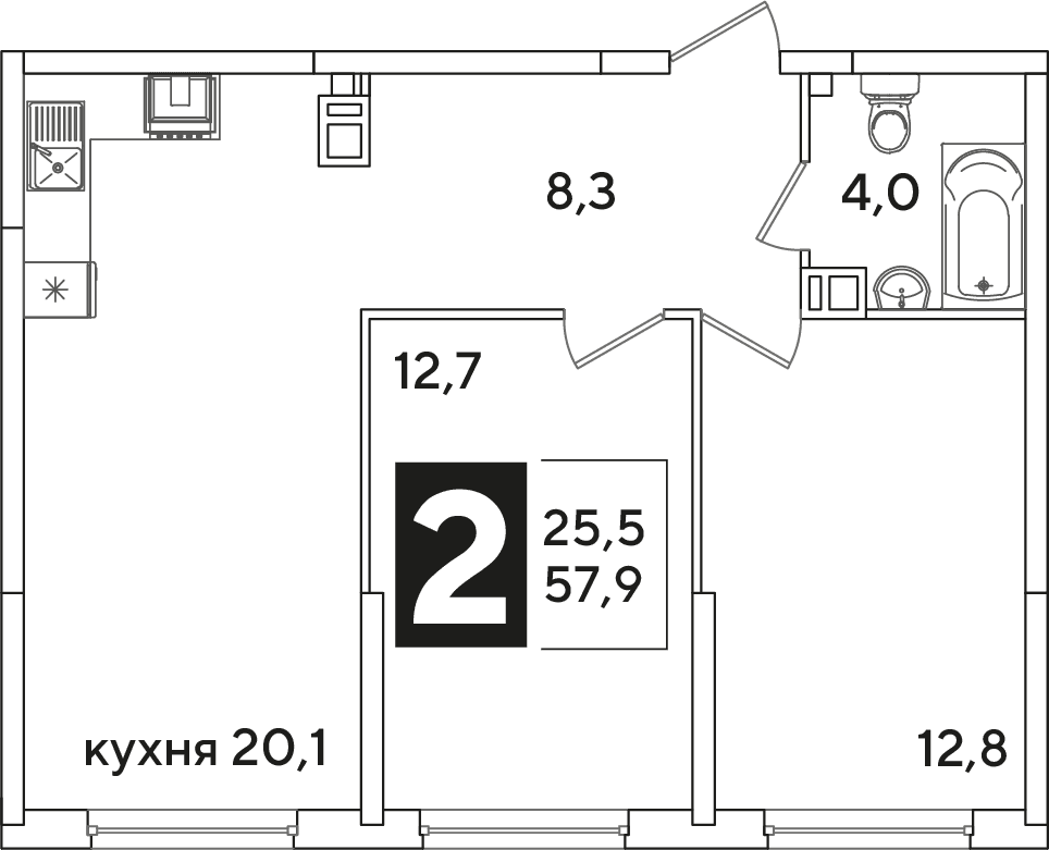 Самолёт Краснодар — планировка 2