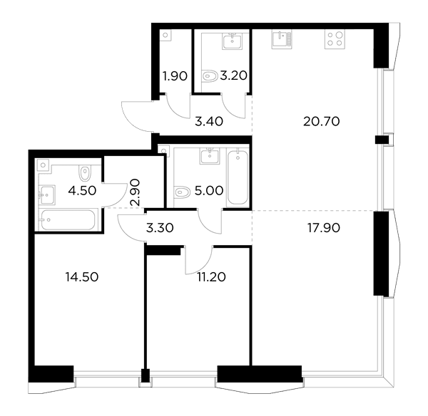 INJOY Москва — планировка 3