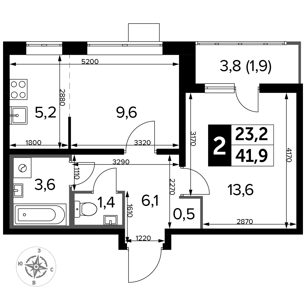 1-й Лермонтовский Люберцы — планировка 2