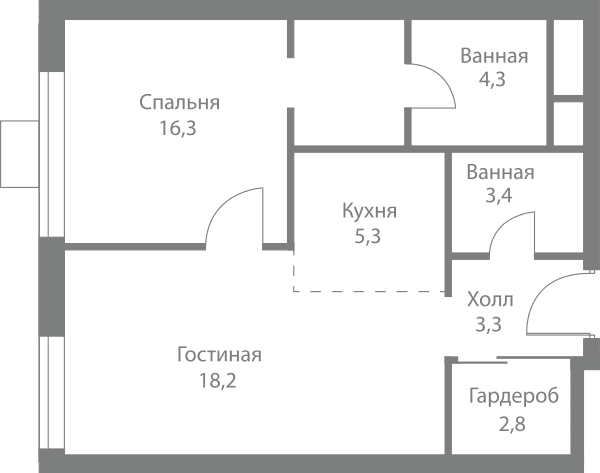 Stellar City Москва — планировка 2