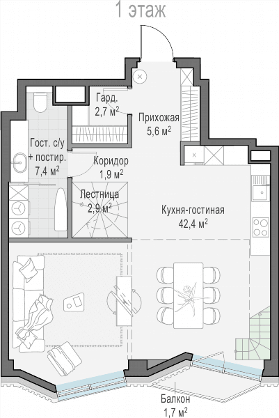 Тишинский Бульвар Москва — планировка 2