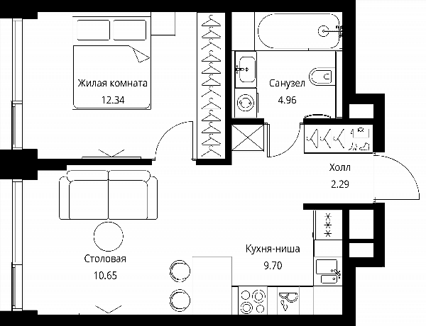 City Bay Москва — планировка 2