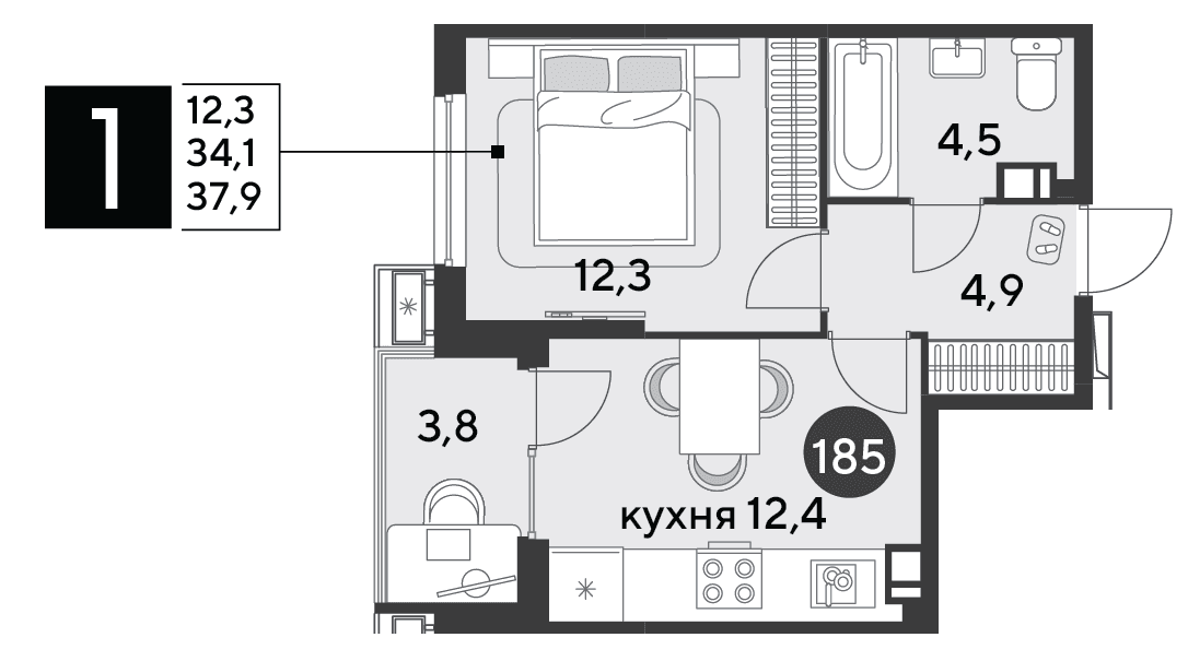 Парк Победы Краснодар — планировка 1