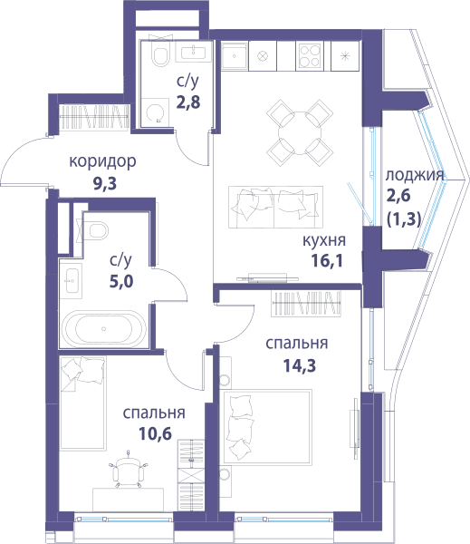 Символ, Вдохновение Москва — планировка 2