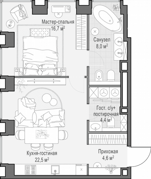 Life Time Москва — планировка 1