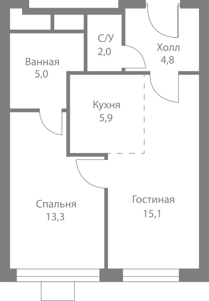 Stellar City Москва — планировка 2