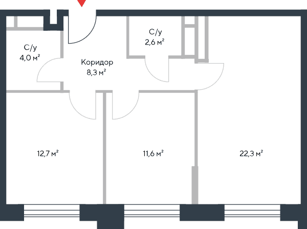 Riverpark Москва — планировка 3
