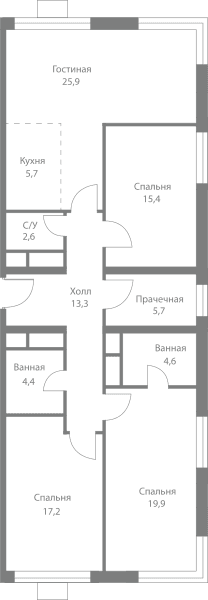 Stellar City Москва — планировка 4