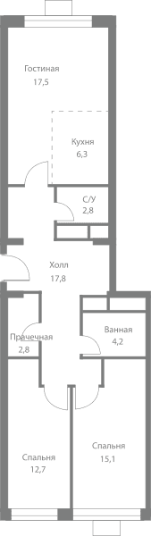 Stellar City Москва — планировка 3