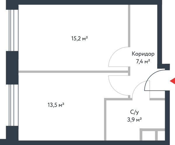 Riverpark Москва — планировка 1