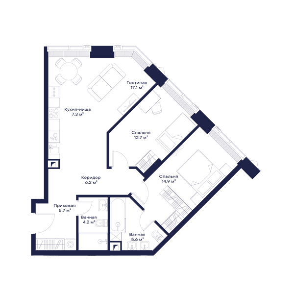 JOIS Москва — планировка 2