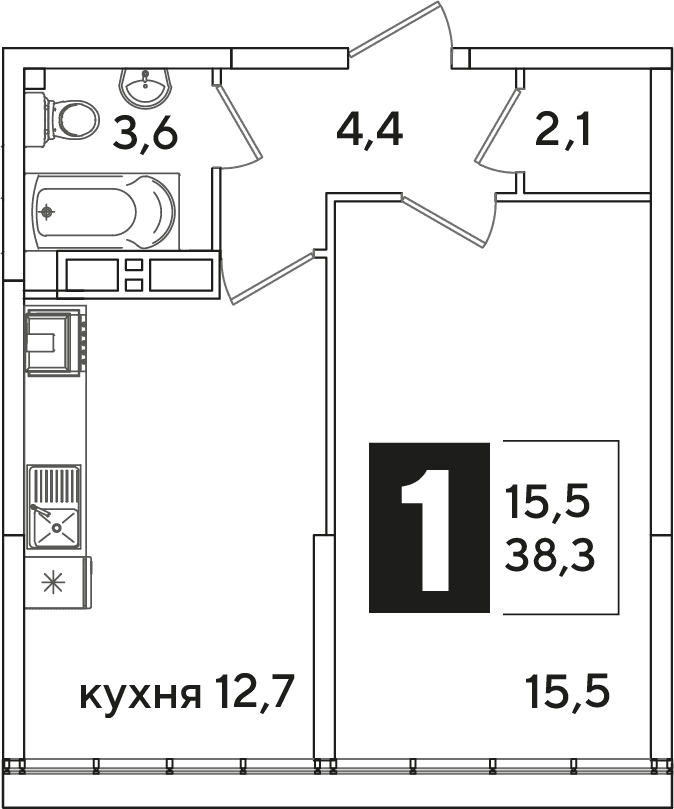 Самолёт Краснодар — планировка 1