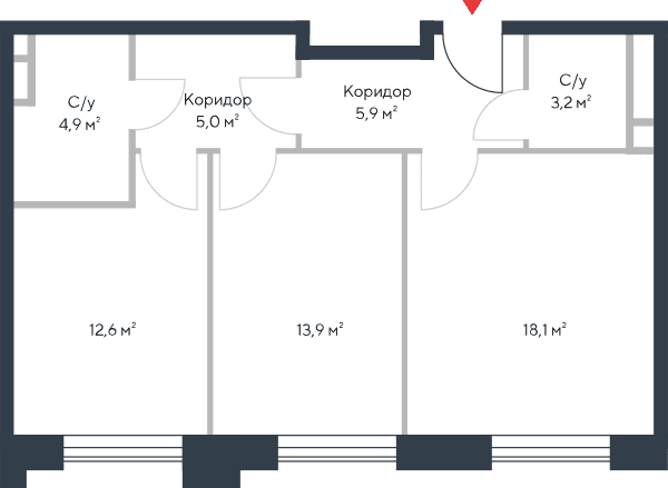 Riverpark Москва — планировка 3