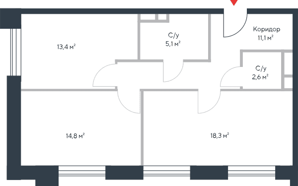 Riverpark Москва — планировка 3